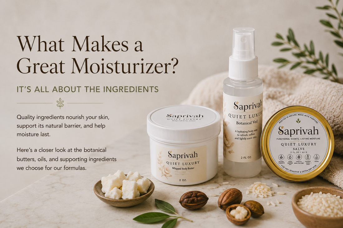 What Makes a Great Moisturizer? It's All About the Ingredients | Saprivah