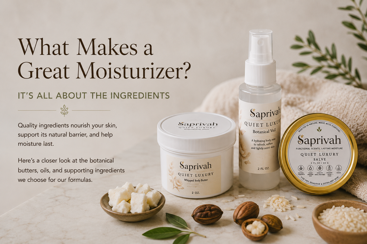 What Makes a Great Moisturizer? It's All About the Ingredients | Saprivah