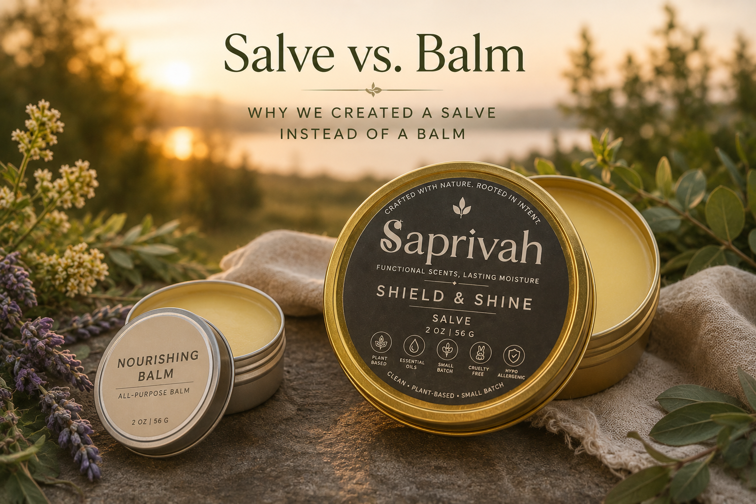 Salve vs. Balm: Why Saprivah Chose to Create a Salve | Saprivah