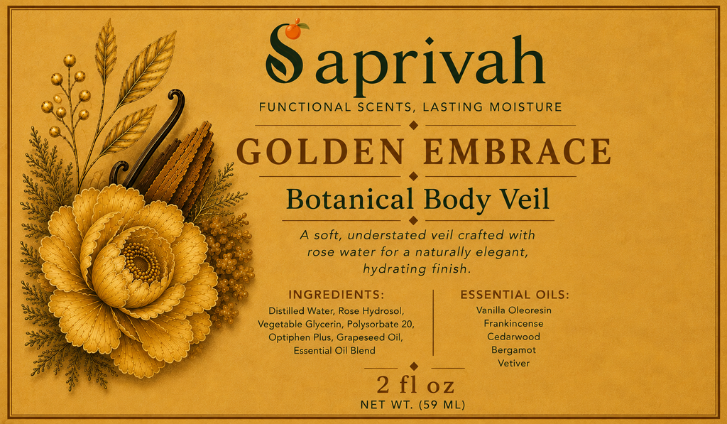 Body Veil – Botanical Moisture Mist for skin and hair | Saprivah