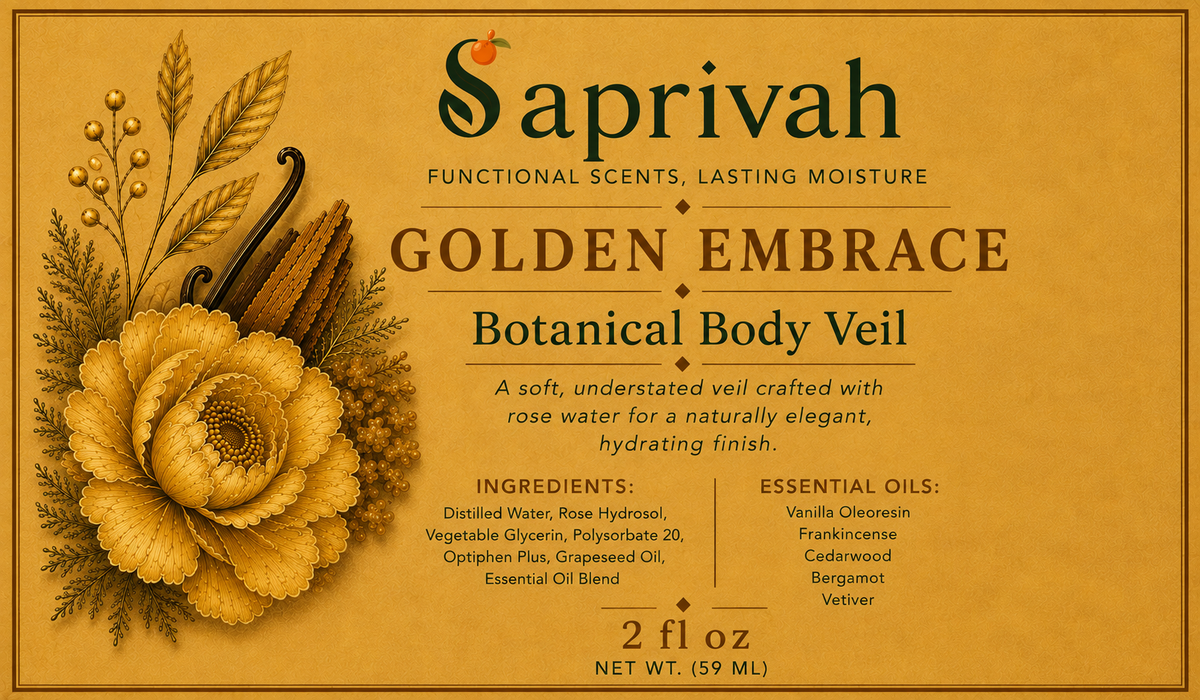 Body Veil – Botanical Moisture Mist for skin and hair | Saprivah