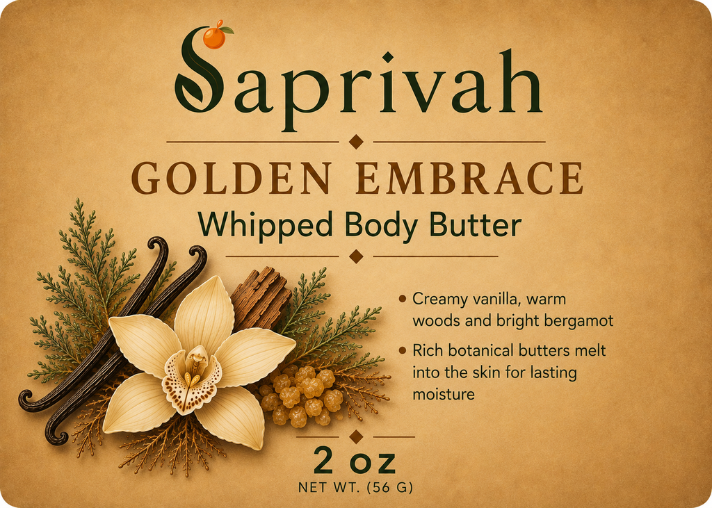 Botanical, Non-greasy Body Butter for Dry Skin | Saprivah