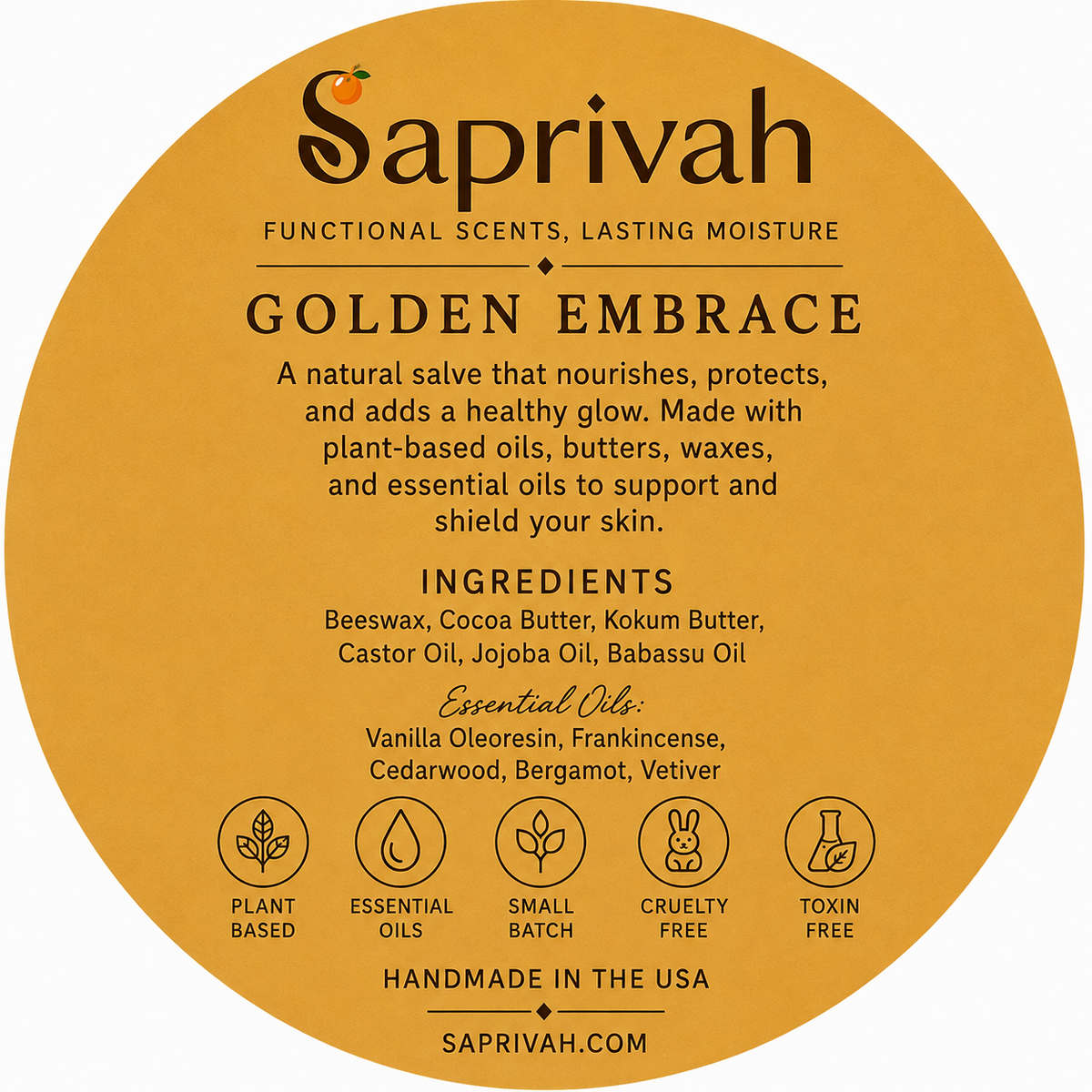 Nourishing Skin Salve for Dry, Cracked & Irritated Skin | Saprivah