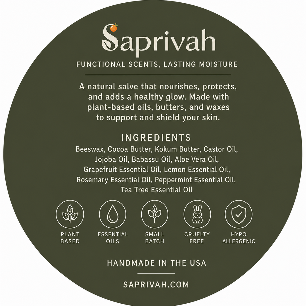 Nourishing Skin Salve for Dry, Cracked & Irritated Skin | Saprivah
