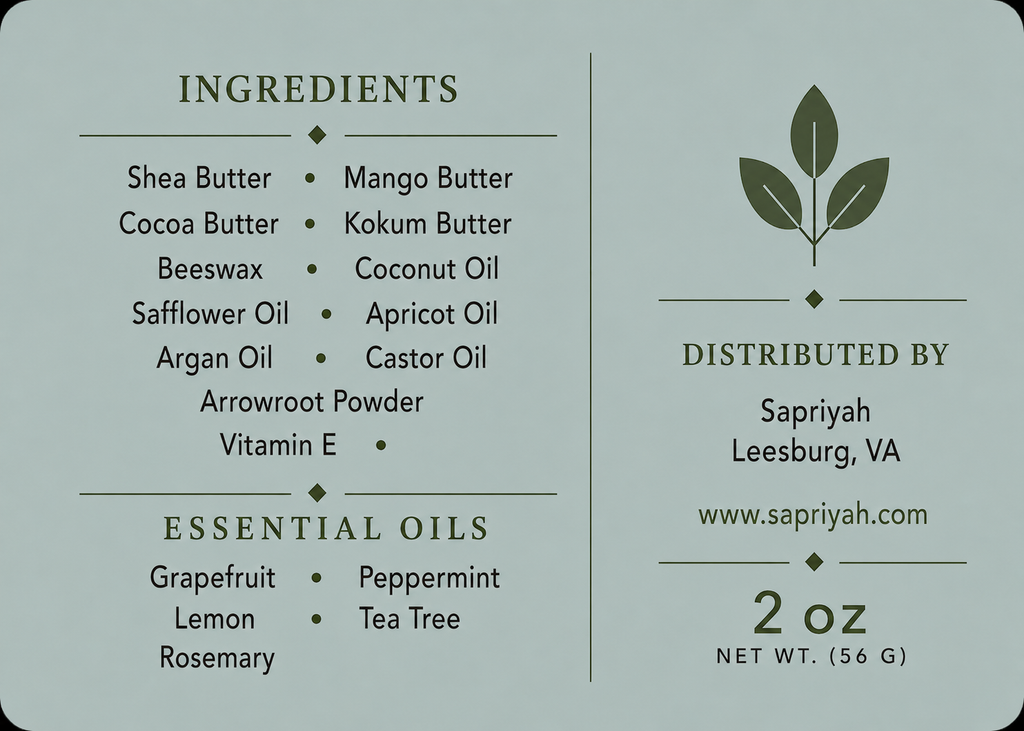 Body Butter for Dry Skin | Natural Moisturizer