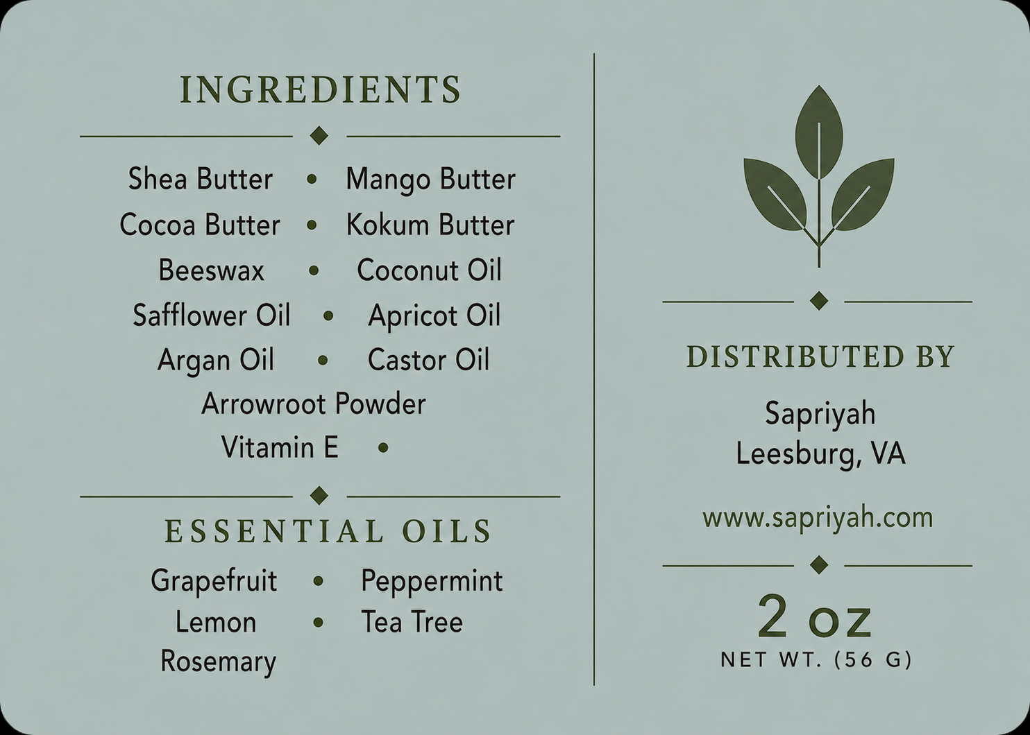 Body Butter for Dry Skin | Natural Moisturizer