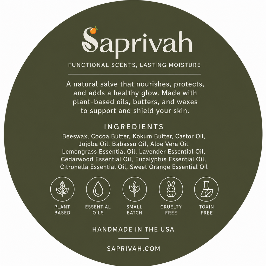 Nourishing Skin Salve for Dry, Cracked & Irritated Skin | Saprivah