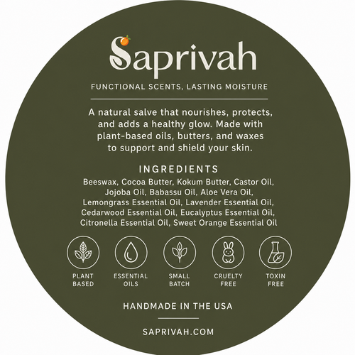 Nourishing Skin Salve for Dry, Cracked & Irritated Skin | Saprivah