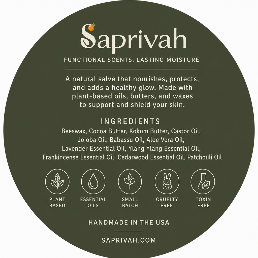 Nourishing Skin Salve for Dry, Cracked & Irritated Skin | Saprivah
